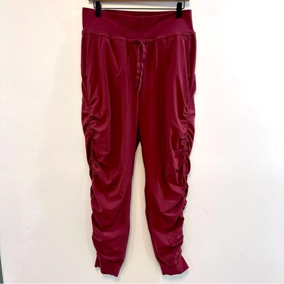 Athleta red burgundy Attitude Lined Jogger Pant - Picture 3 of 8
